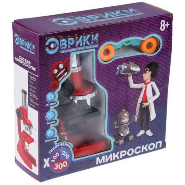 Игровой набор Эврики 689159 Биолог: микроскоп + 7 предм. №3