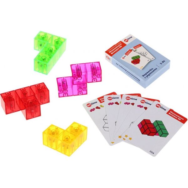 Развивающая игрушка On Time 45023 Магнитные фигуры 3D