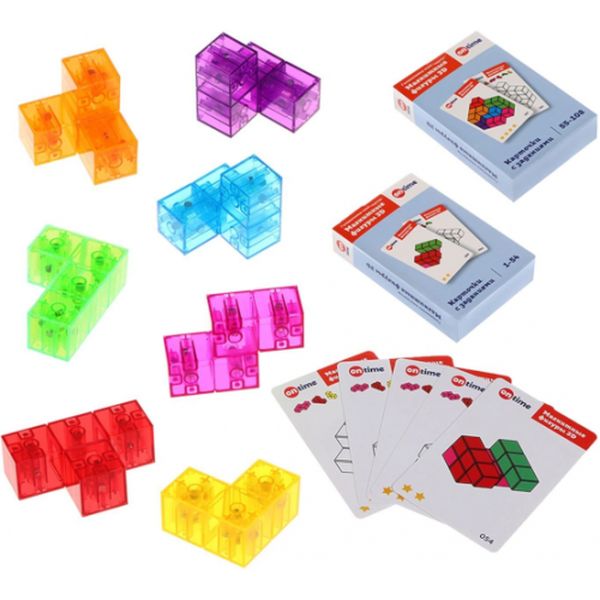 Развивающая игрушка On Time 45018 Магнитные фигуры 3D