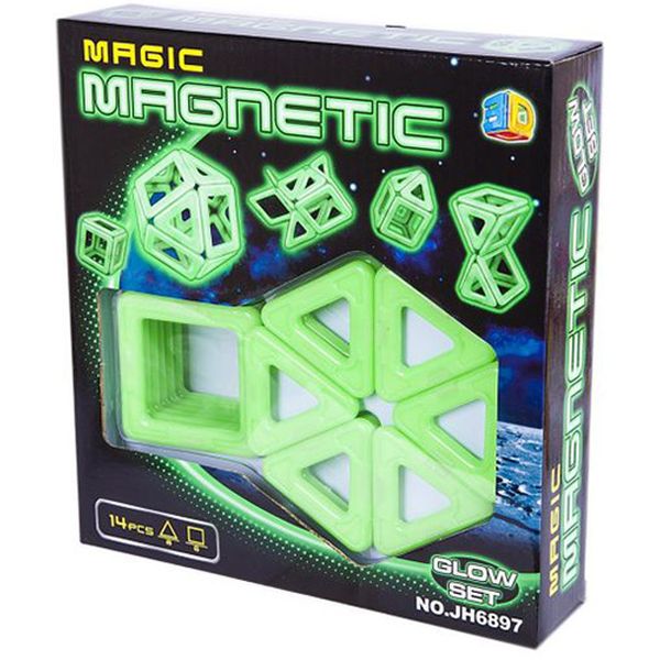 Конструктор детский Наша Игрушка JH6897 магнитный (14 дет.)