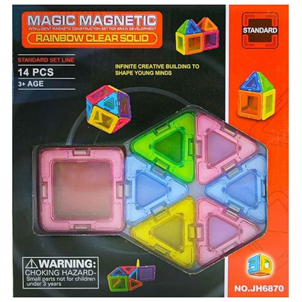 Конструктор детский Наша Игрушка JH6870 магнитный (14 дет.)