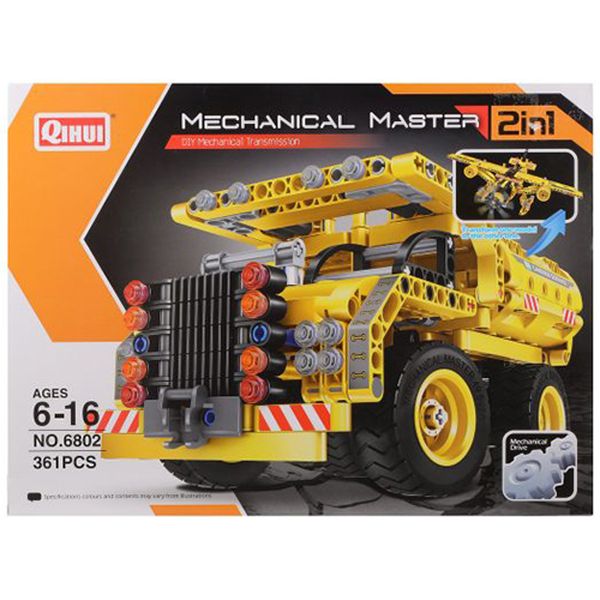 Конструктор детский Наша Игрушка 6802 Самосвал-самолет