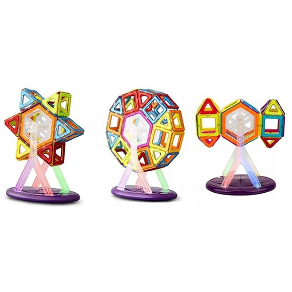 Конструктор детский Наша Игрушка 703 магнитный 3D