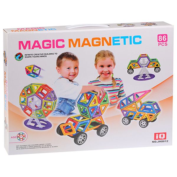 Конструктор детский Наша Игрушка 200594776 магнитный (86 дет.)