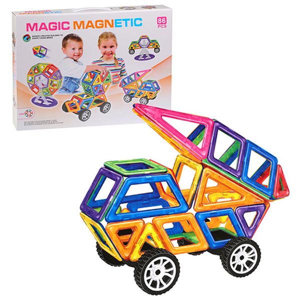 Конструктор детский Наша Игрушка 200594776 магнитный (86 дет.)