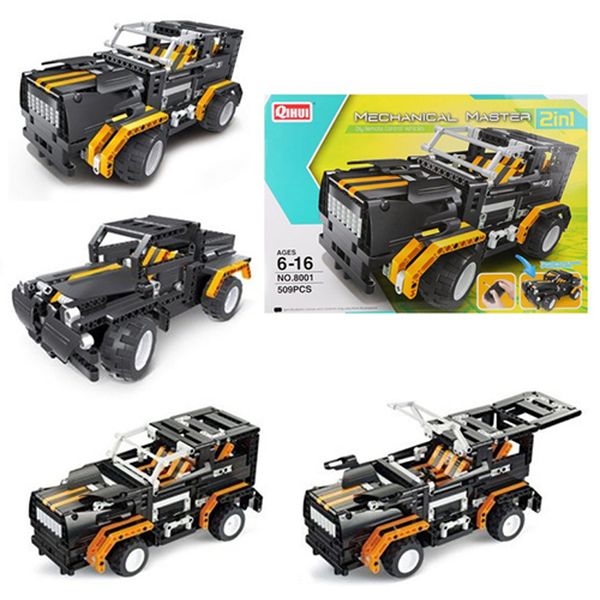 Конструктор детский Наша Игрушка 8001 Внедорожник-грузовик