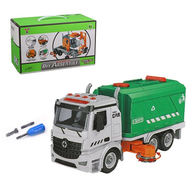 Конструктор детский Наша Игрушка YW9083B инерционная машина (54 дет.)