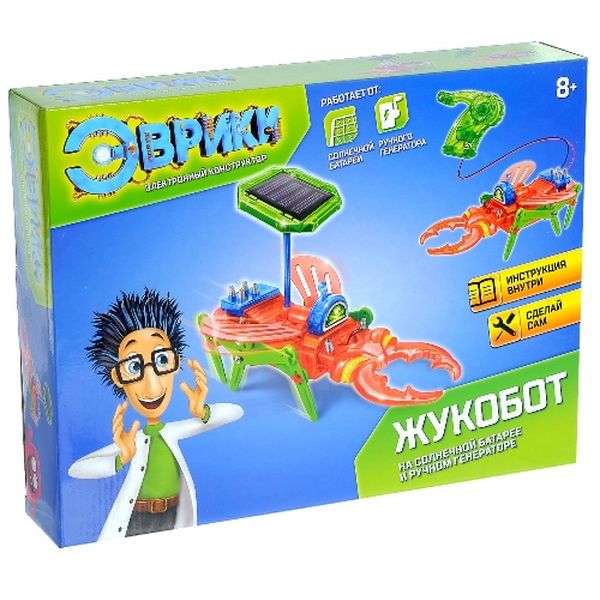 Конструктор детский Эврики 3550072 Жукобот 2 источника энергии