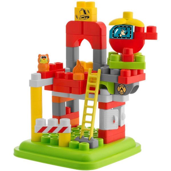 Детский игровой набор Chicco Пожарная станция (70 дет.)