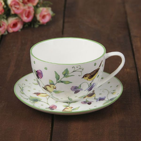 Сервиз Доляна 2532198 Зеленый сад (12 предметов)