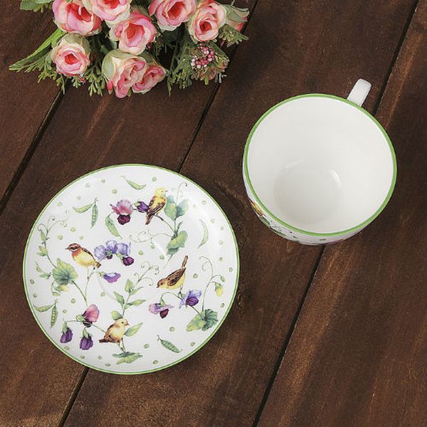 Сервиз Доляна 2532198 Зеленый сад (12 предметов)