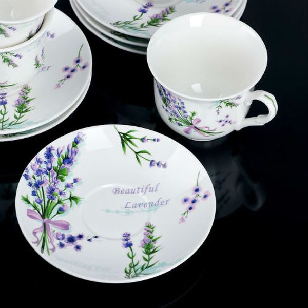 Сервиз Доляна 3801260 Лаванда (12 предметов)