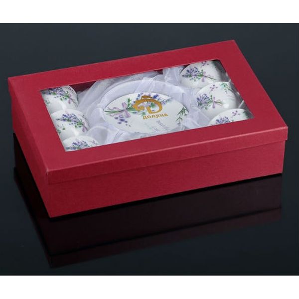 Сервиз Доляна 3801292 Лаванда кофейный (12 предметов)