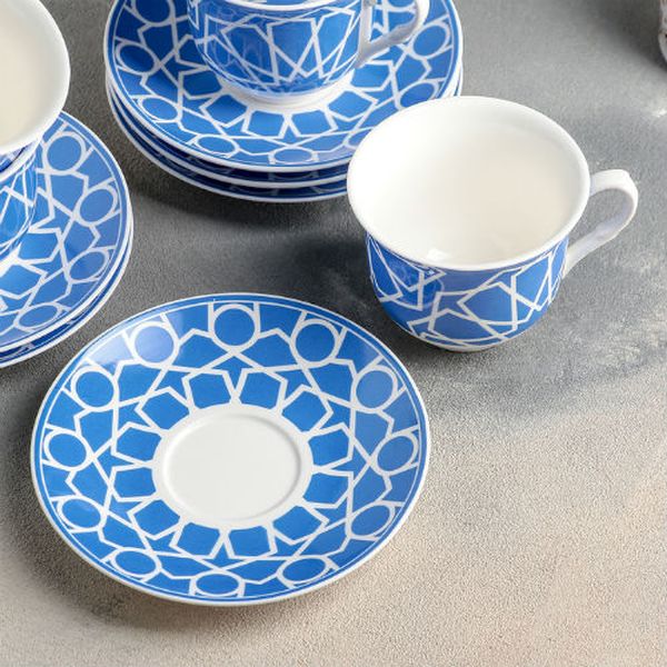 Сервиз Доляна 4283936 Пегас (12 предметов), синий