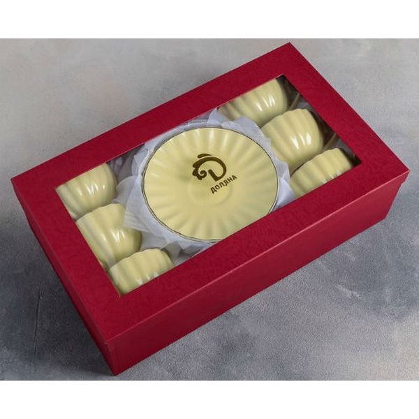 Сервиз Доляна 4442311 Вивьен (12 предметов), желтый