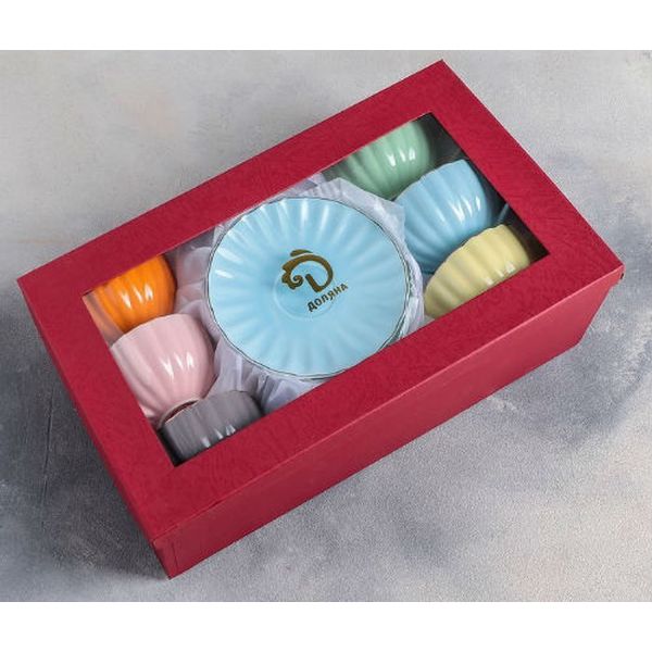 Сервиз Доляна 4442316 Вивьен (12 предметов), разноцветный