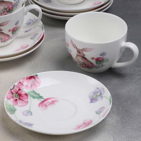 Сервиз Доляна 4826266 Зайка (12 предметов)