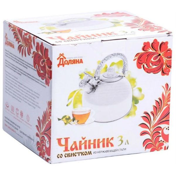 Чайник Доляна 113320 Черная ночь 3л