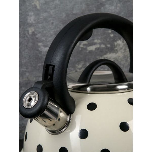 Чайник Доляна 4101880 Горошек 2.8л, айвори