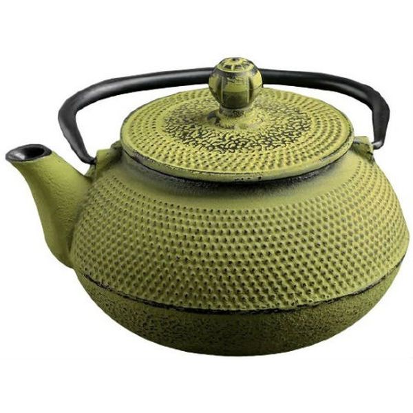 Чайник заварочный Доляна 4457143 Восточная ночь 600мл, с ситом, зеленый