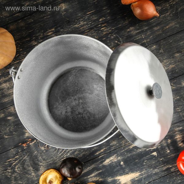 Казан TAS-PROM 3408283 Рыбачкий 9л с крышкой и дужкой