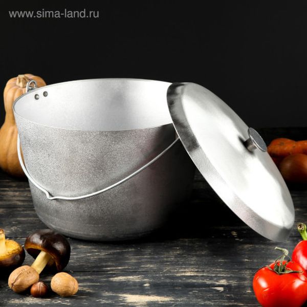 Казан TAS-PROM 3408283 Рыбачкий 9л с крышкой и дужкой