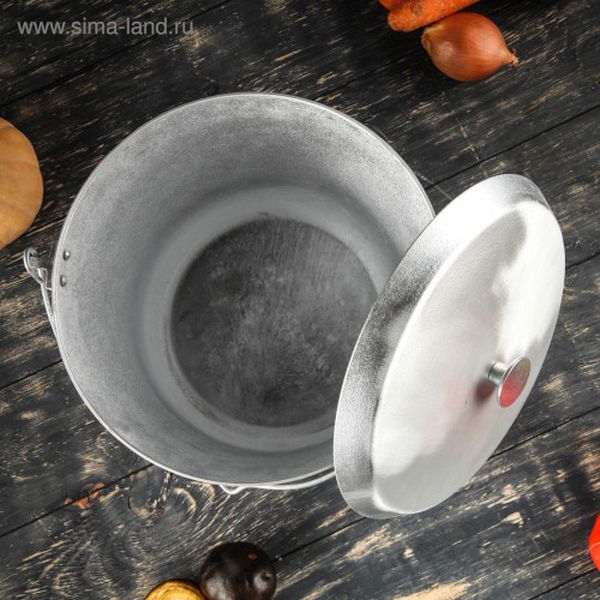 Казан TAS-PROM 3408284 Рыбачкий 10л с крышкой