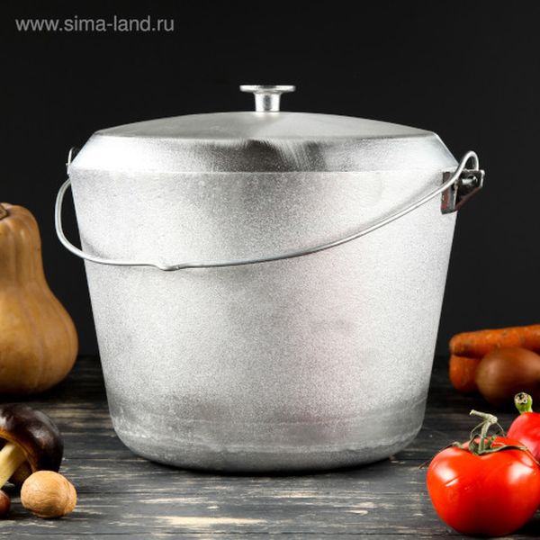 Казан TAS-PROM 3408285 Рыбачкий 11л с крышкой и дужкой