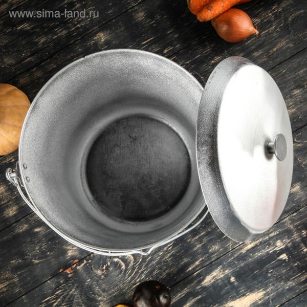 Казан TAS-PROM 3408285 Рыбачкий 11л с крышкой и дужкой