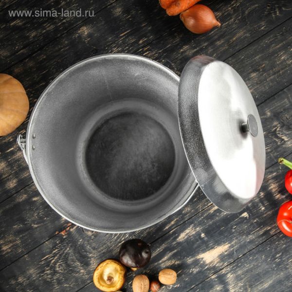 Казан TAS-PROM 3408286 Рыбачкий 12л с крышкой и дужкой