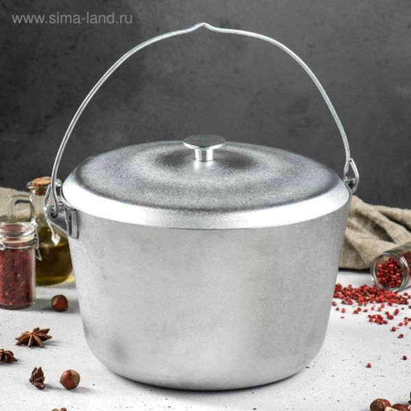 Казан TAS-PROM 4428349 Рыбачкий 8л с крышкой