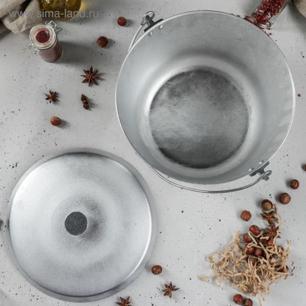 Казан TAS-PROM 4428349 Рыбачкий 8л с крышкой