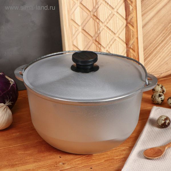 Казан TAS-PROM 5212567 Турист Люкс 5л с литыми ручками