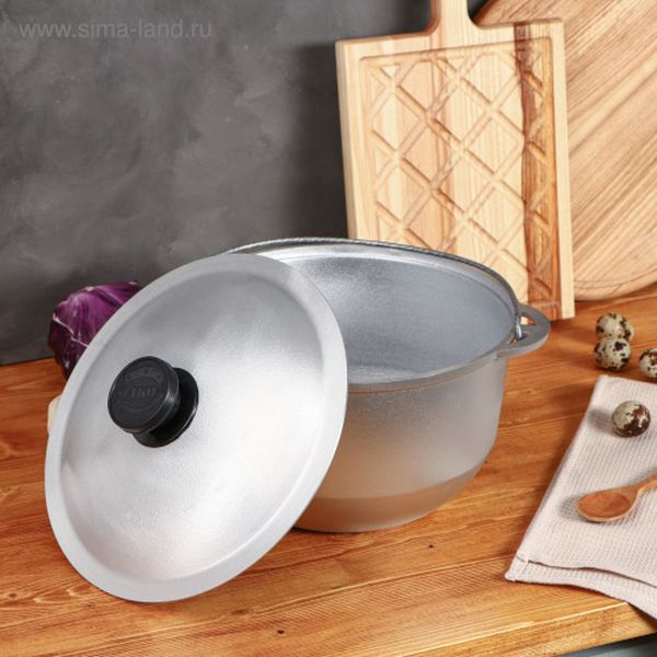 Казан TAS-PROM 5212567 Турист Люкс 5л с литыми ручками