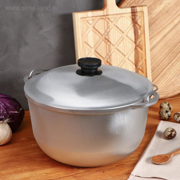 Казан TAS-PROM 5212569 Турист Люкс 7л с литыми ручками