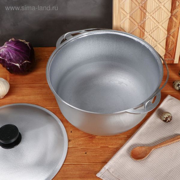 Казан TAS-PROM 5212569 Турист Люкс 7л с литыми ручками