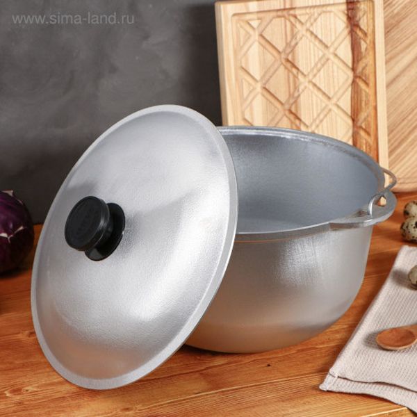 Казан TAS-PROM 5212569 Турист Люкс 7л с литыми ручками