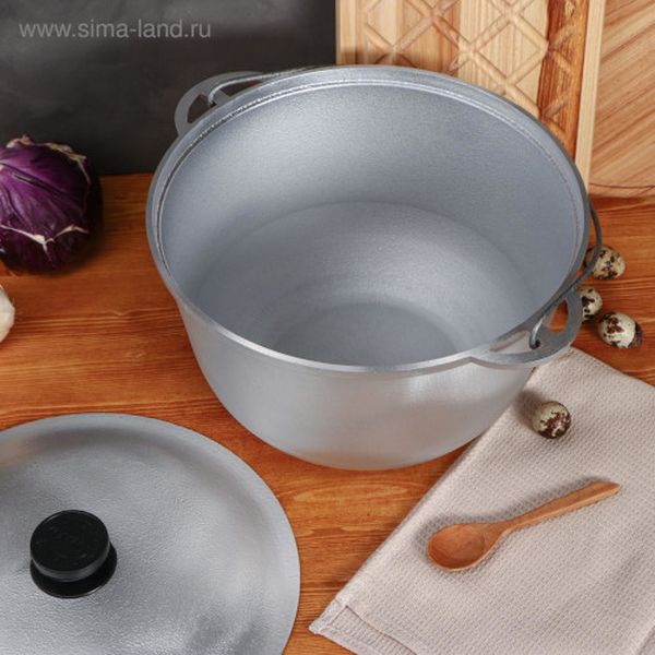 Казан TAS-PROM 5212570 Турист Люкс 8л с литыми ручками