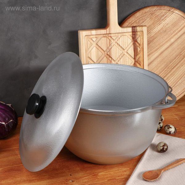 Казан TAS-PROM 5212570 Турист Люкс 8л с литыми ручками