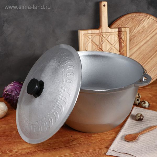 Казан TAS-PROM 5212571 Турист Люкс 9л с литыми ручками