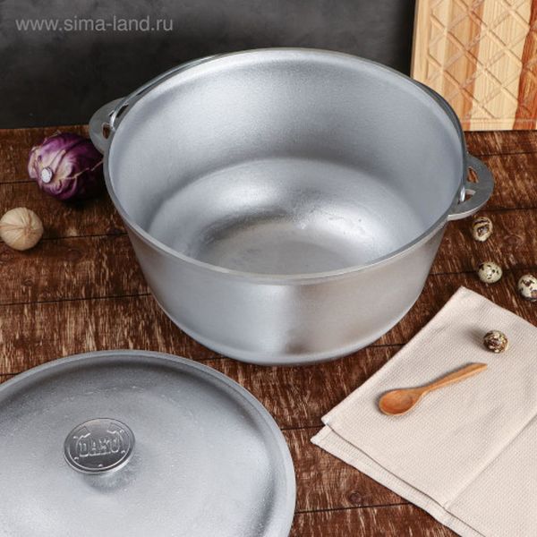 Казан TAS-PROM 5212574 Турист Люкс 22л с литыми ручками