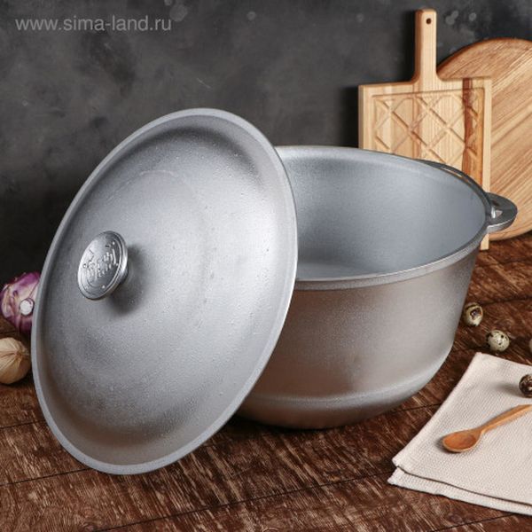 Казан TAS-PROM 5212574 Турист Люкс 22л с литыми ручками