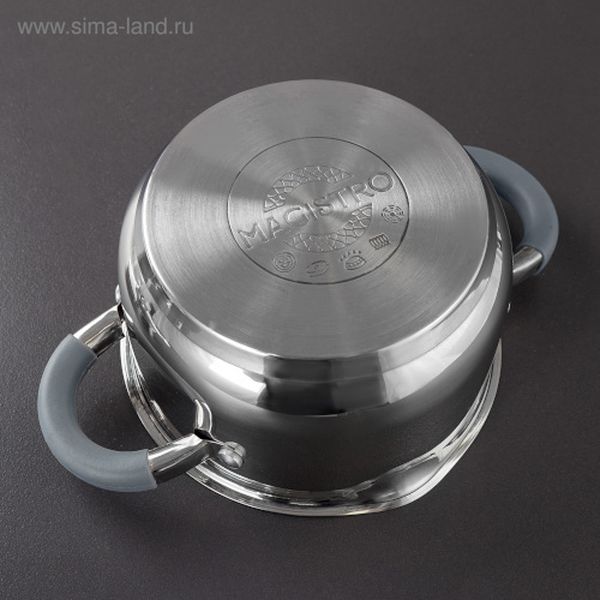 Кастрюля Magistro 4501327 Tefida 1,7л + крышка-дуршлаг