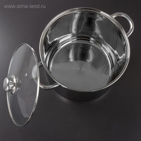 Кастрюля Magistro 4501338 Grande 8,9л + крышка