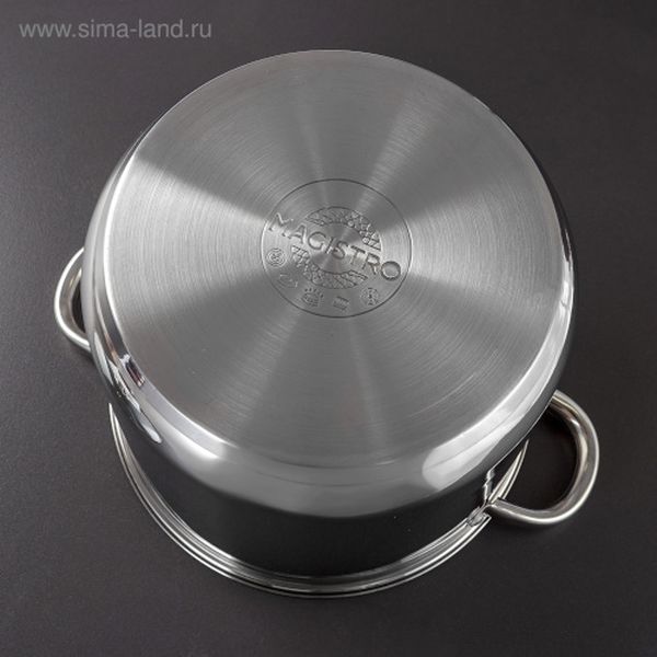 Кастрюля Magistro 4501338 Grande 8,9л + крышка