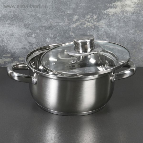 Кастрюля Доляна 4097383 Гретте 1,6л + крышка