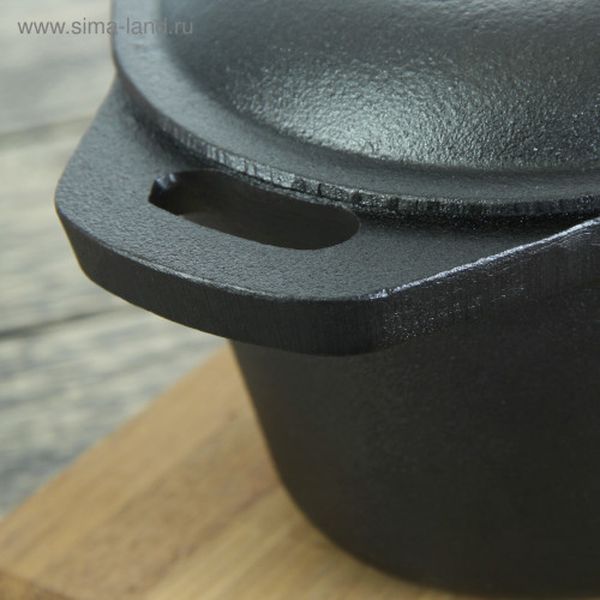 Кастрюля Доляна 755151 Классика утятница 3,5л + крышка