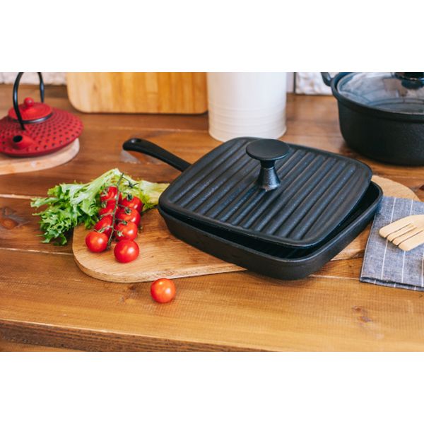 Крышка-пресс Доляна 837797 Квадрат. Гриль