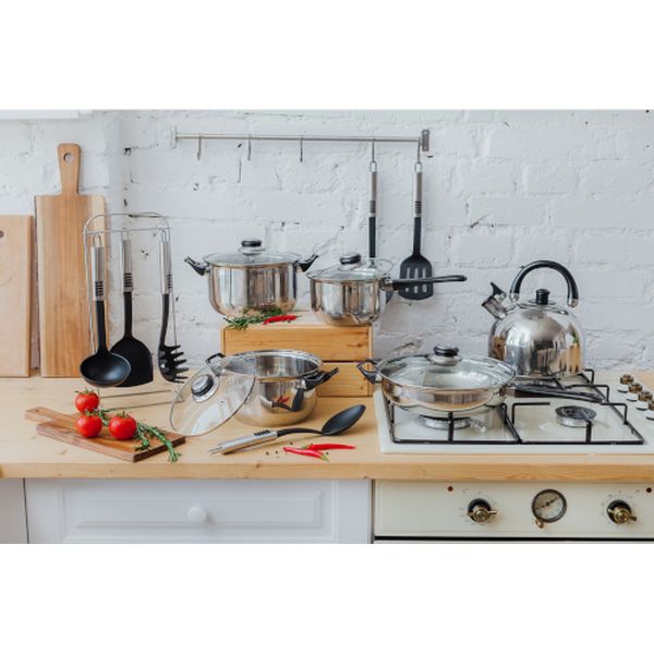 Набор посуды Доляна 1405217 8 предметов Черная ночь