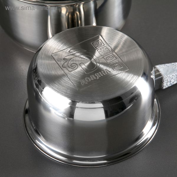 Набор посуды Доляна 1405218 8 предметов Марбл